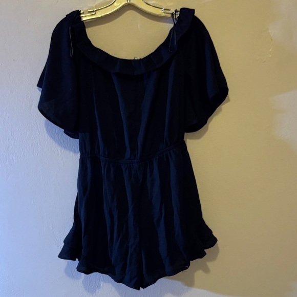 HYFVE Navy Ruffled Jumpsuit - Picture 4 of 5